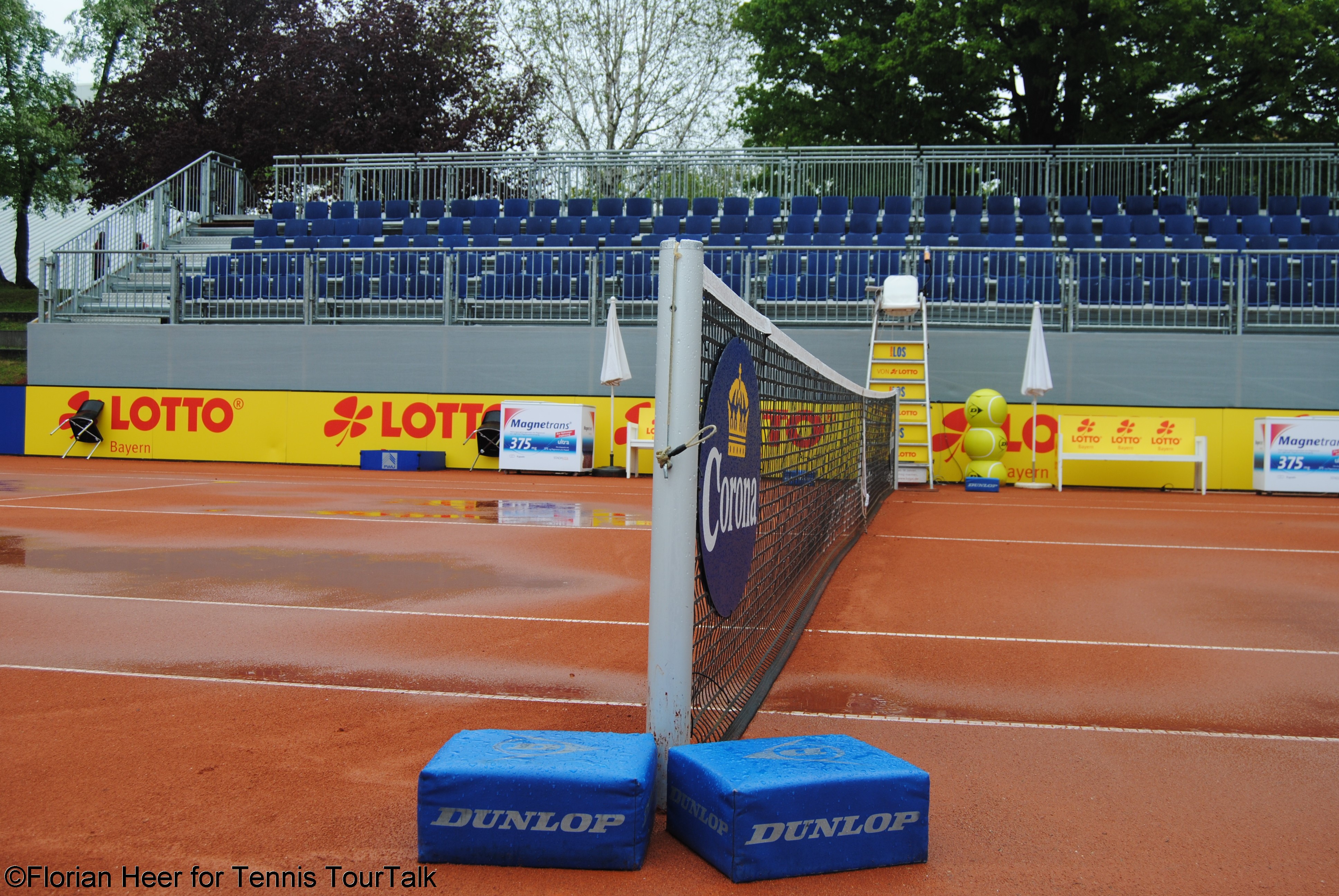 Rain, Tennis