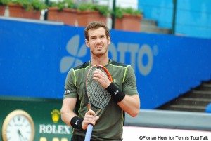 Looking upwards - Andy Murray