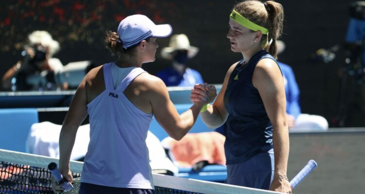 Ashleigh Barty and Karolina Muchova