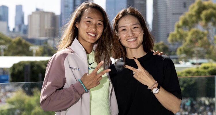 Zheng Qinwen and Li Na