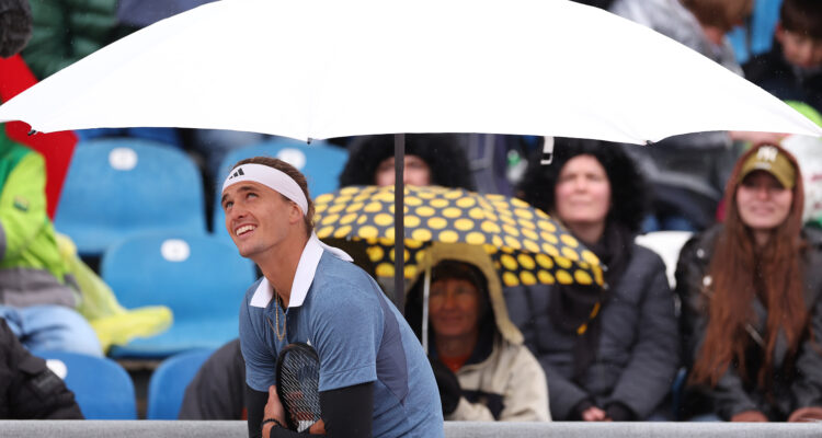 Alexander Zverev, BMW Open, Munich, rain