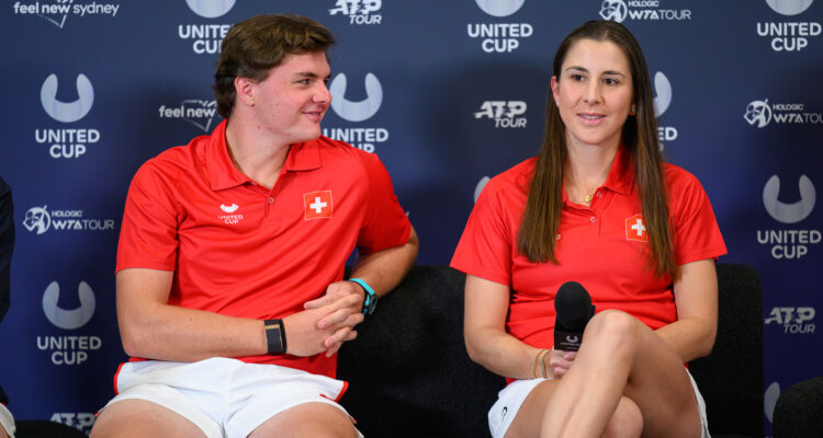 Dominic Striker, Belinda Bencic, United cup, Switzerland