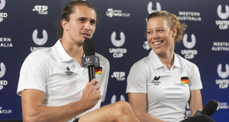 Alexander Zverev, Laura Siegemund, Germany United Cup