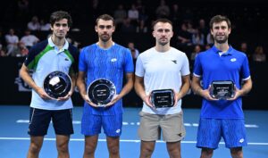 Pierre-Hugues Herbert, Benjamin Bonzi, Jan Zielinski and Sander Gille