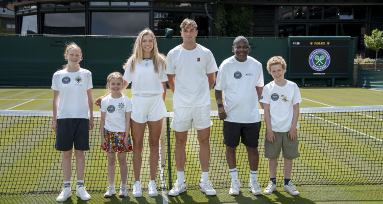 Katie Boulter, Jack Draper, Wimbledon Foundation