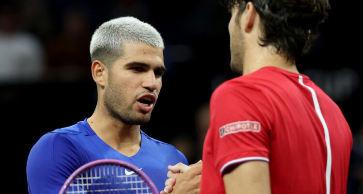 Carlos Alcaraz, Talyor Fritz, Laver Cup