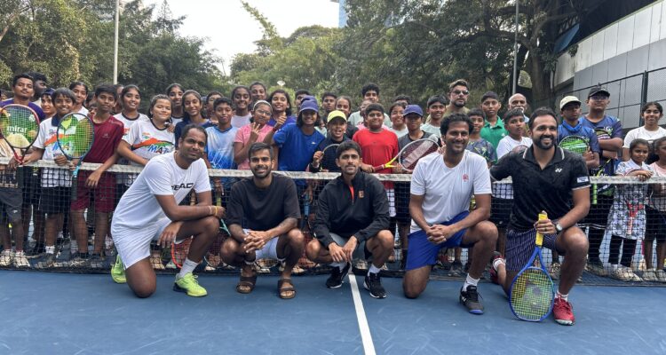 Kids Tennis Clinic at Bengaluru Open