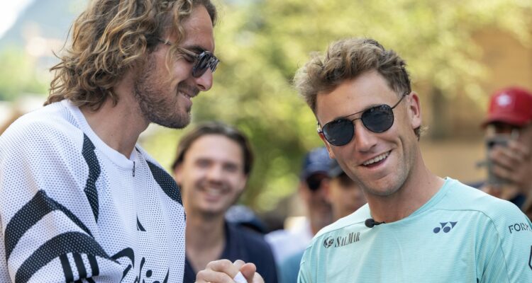 Stefanos Tsitsipas and Casper Ruud