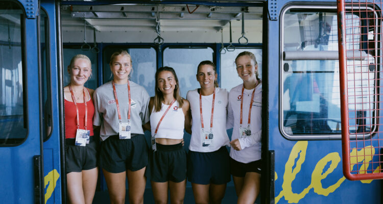 Leonie Rabl, Ekaterina Perelygina, Arabella Koller, Julia Grabher, Sinja Kraus, Generali Open Ladies Kitzbühel