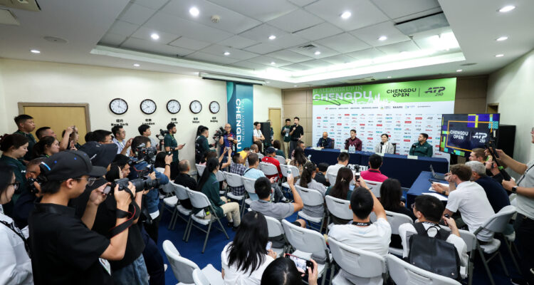 Main draw ceremony at Chengdu Open